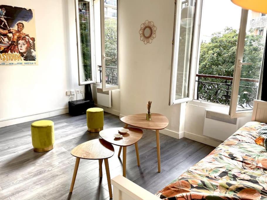 Charming Bright Sunny Studio Near Canal St Martin Paris Ngoại thất bức ảnh